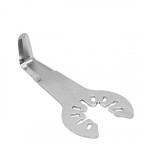 3/4 Inch Quick Release 'L' Shaped Windshield No Serrations Blade
